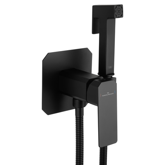 набор для гигиенического душа Wonzon & Woghand Diamond WW-88829011-MB (со скрытой частью) чёрный - фото 6