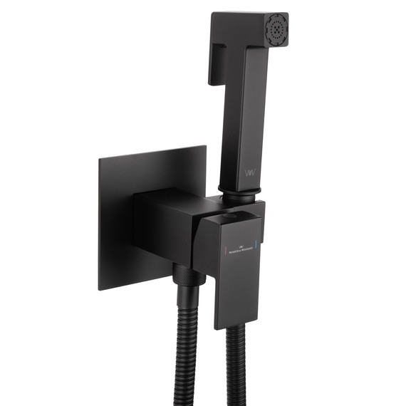 набор для гигиенического душа Wonzon & Woghand WW-88829903-MB (со скрытой частью) чёрный - фото 4