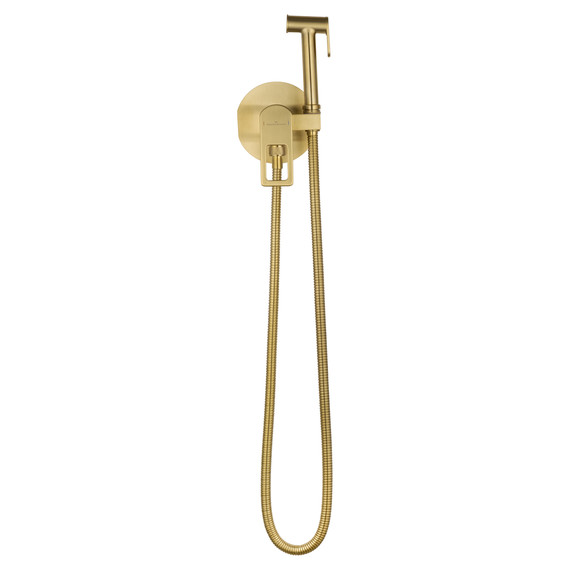 набор для гигиенического душа Wonzon & Woghand Frame WW-88829010-BG (со скрытой частью) золото - фото 2