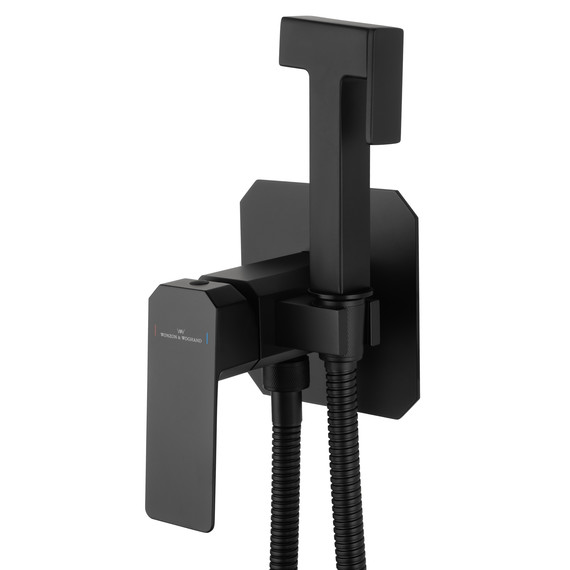 набор для гигиенического душа Wonzon & Woghand Diamond WW-88829011-MB (со скрытой частью) чёрный - фото 4