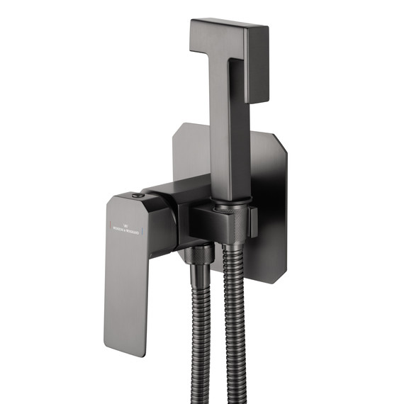 набор для гигиенического душа Wonzon & Woghand Diamond WW-88829011-BGM (со скрытой частью) тёмный графит - фото 3