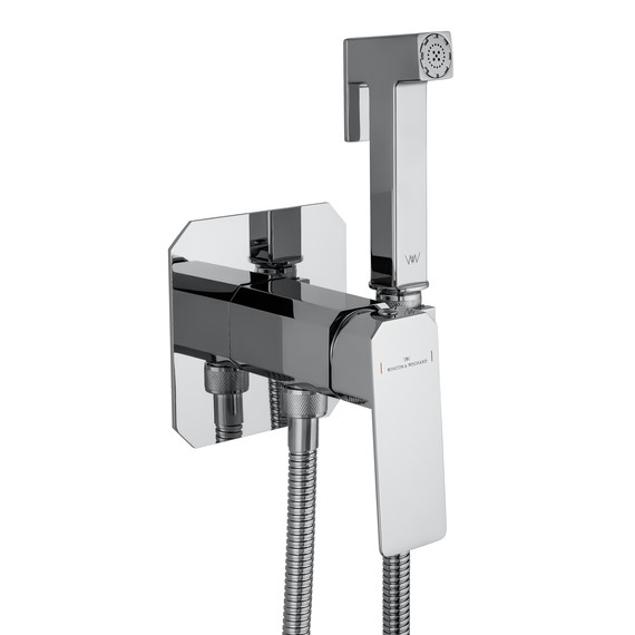 набор для гигиенического душа Wonzon & Woghand Diamond WW-88829011-CR (со скрытой частью) - фото 4