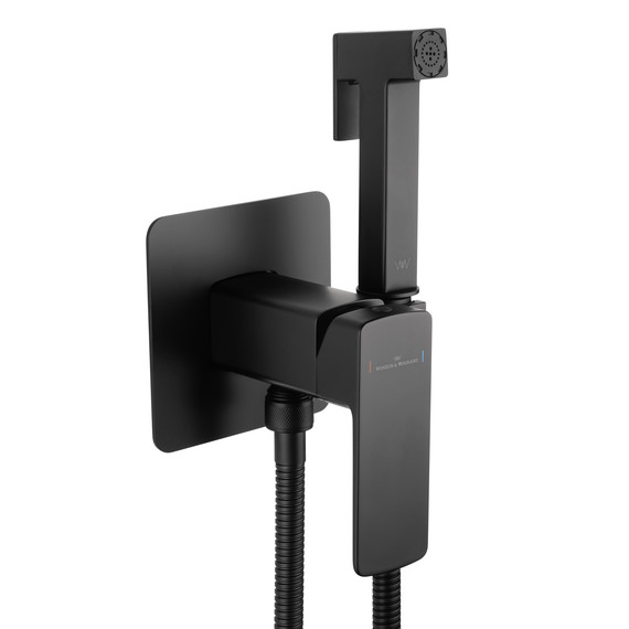 набор для гигиенического душа Wonzon & Woghand Edge WW-88829003-MB (со скрытой частью) чёрный - фото 6