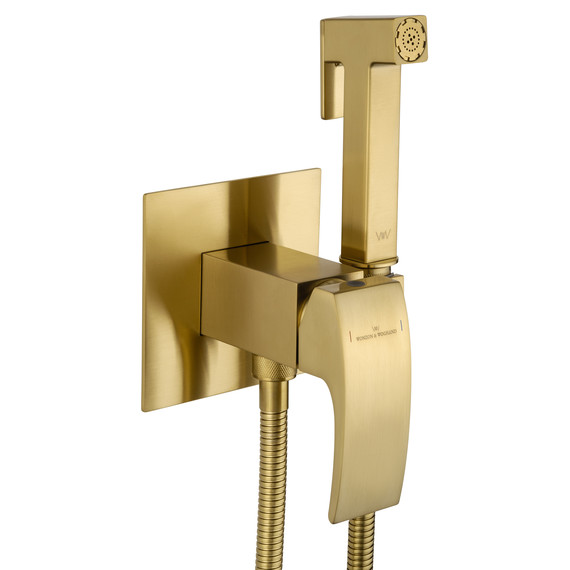 набор для гигиенического душа Wonzon & Woghand Fit WW-88829009-BG (со скрытой частью) золото - фото 4