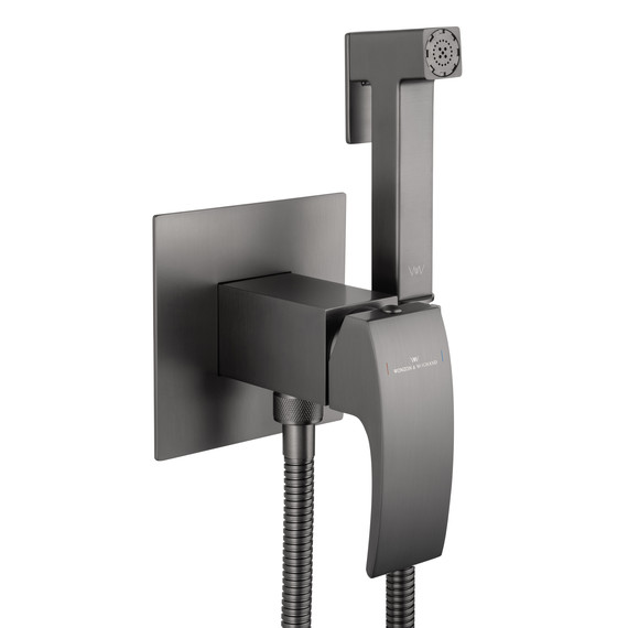 набор для гигиенического душа Wonzon & Woghand Fit WW-88829009-BGM (со скрытой частью) тёмный графит - фото 4