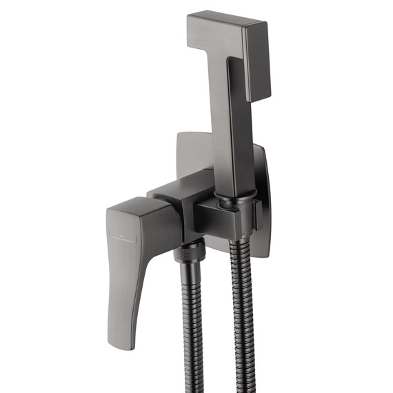 набор для гигиенического душа Wonzon & Woghand Flex WW-88829072-BGM (со скрытой частью) тёмный графит - фото 3