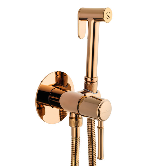 набор для гигиенического душа Wonzon & Woghand Tor WW-88829073-RG (со скрытой частью) розовое золото - фото 4