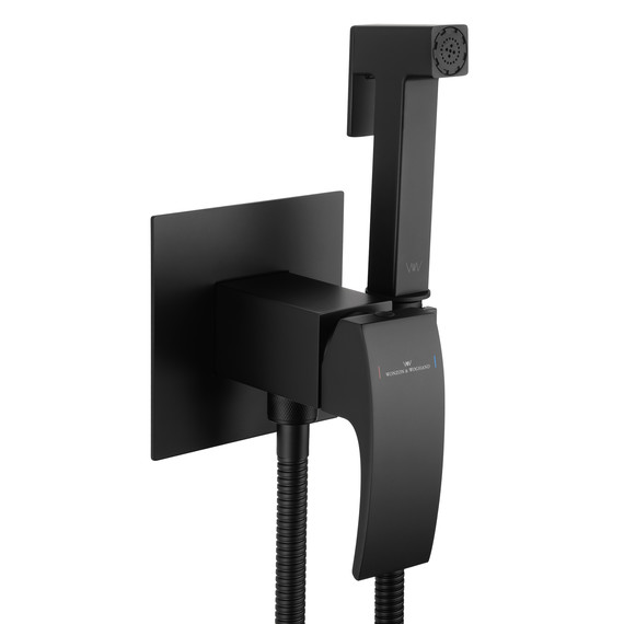 набор для гигиенического душа Wonzon & Woghand Fit WW-88829009-MB (со скрытой частью) чёрный - фото 4