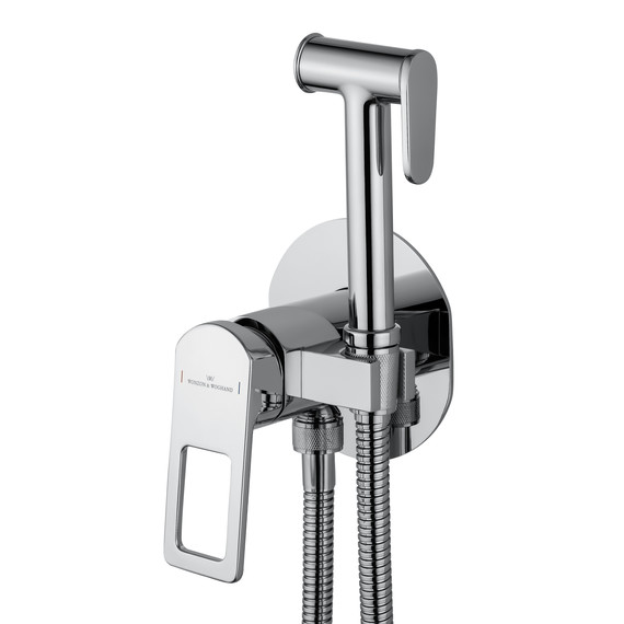 набор для гигиенического душа Wonzon & Woghand Frame WW-88829010-CR (со скрытой частью) - фото 3