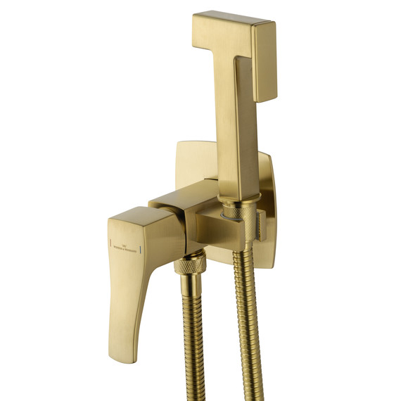 набор для гигиенического душа Wonzon & Woghand Flex WW-88829072-BG (со скрытой частью) золото - фото 3