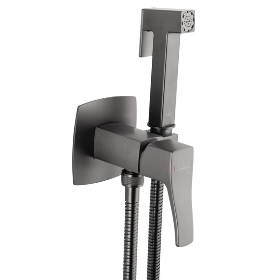 набор для гигиенического душа Wonzon & Woghand Flex WW-88829072-BGM (со скрытой частью) тёмный графит - фото 4