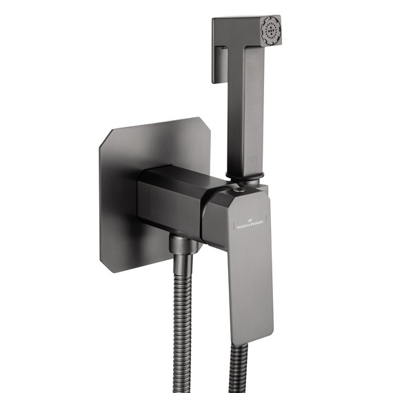 набор для гигиенического душа Wonzon & Woghand Diamond WW-88829011-BGM (со скрытой частью) тёмный графит - фото 4