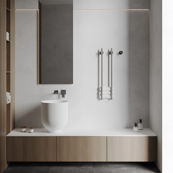 Полотенцесушитель электрический Abber Charme П2 800x345 мм AH4002 - фото 2