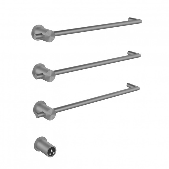 Полотенцесушитель электрический Abber Charme П3 495x520 мм AH4003BST, сталь брашированная - фото 