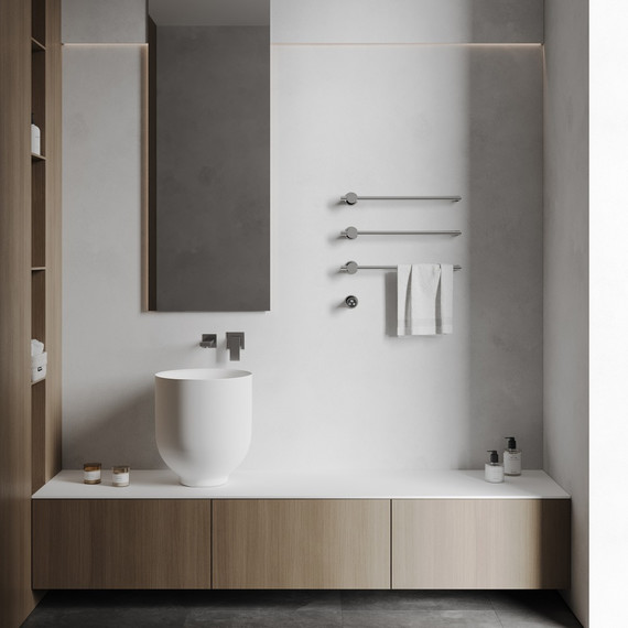 Полотенцесушитель электрический Abber Charme П3 495x520 мм AH4003 - фото 2