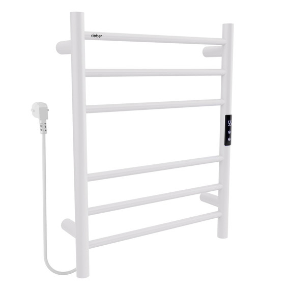 Полотенцесушитель электрический Abber Standard П6 630x500 мм AH4606MW, белый матовый - фото 3