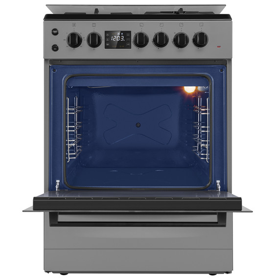 Газовая плита с электрической духовкой Maunfeld MGC60ECGR05 - фото 5