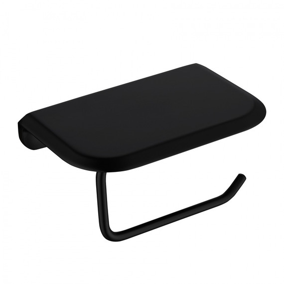 Держатель для туалетной бумаги Abber Nord AA1530B, цвет чёрный матовый - фото 