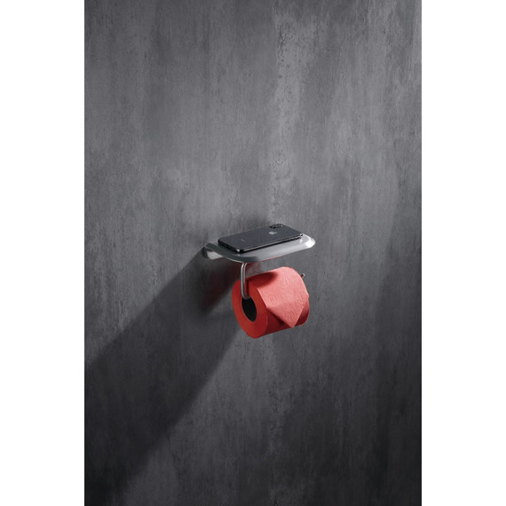 Держатель для туалетной бумаги Abber Nord AA1530SP, цвет сатин - фото 2