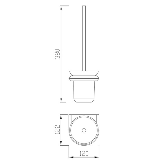 Ершик для унитаза Abber Nord AA1532 - фото 3
