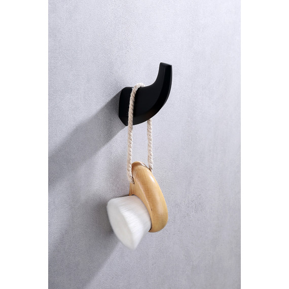 Крючок Abber Nord AA1550B, цвет чёрный матовый - фото 3