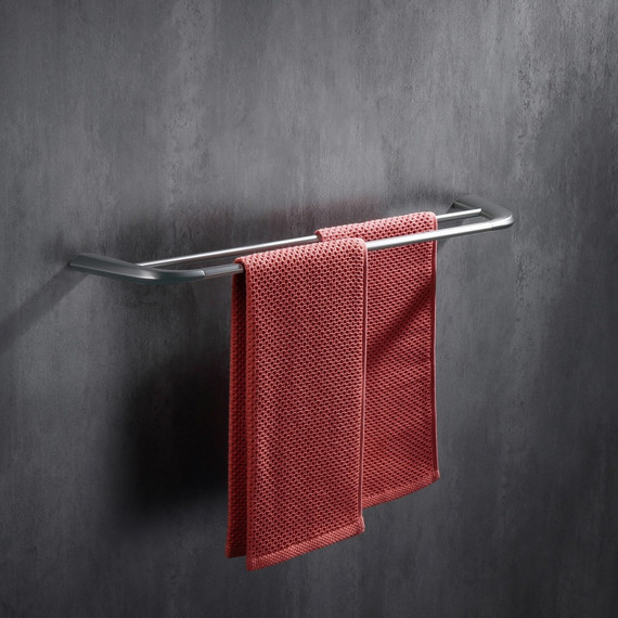 Держатель для полотенец Abber Nord AA1553SP, цвет сатин - фото 2