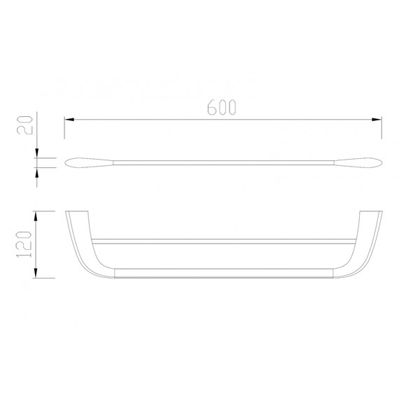 Держатель для полотенец Abber Nord AA1553 - фото 3