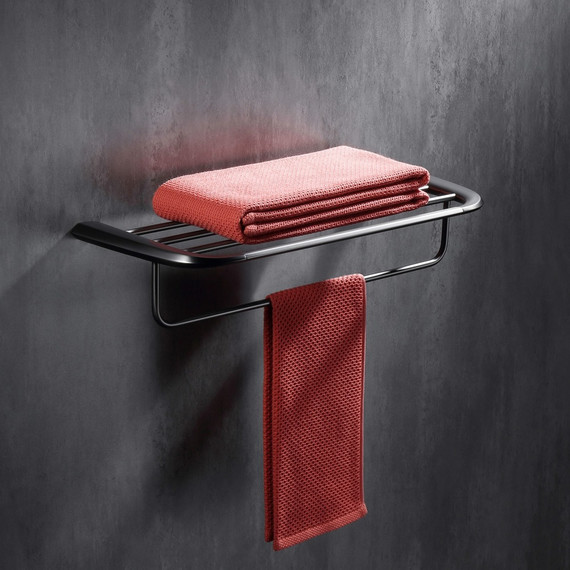 Полка для полотенец Abber Nord AA1554NG, цвет никель - фото 2