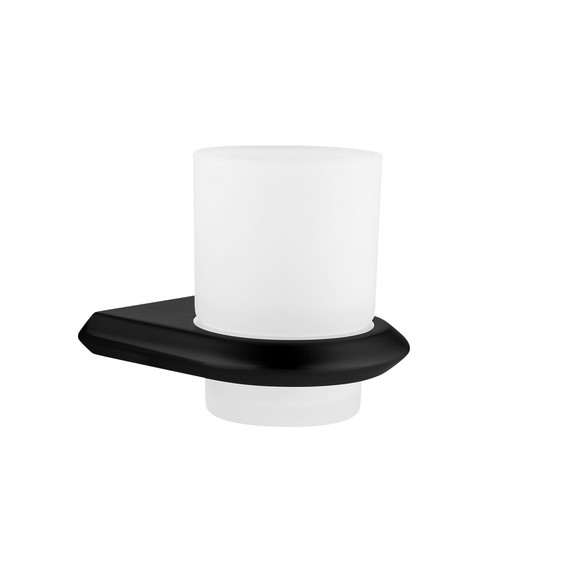 Стакан для зубных щеток Abber Nord AA1556B, цвет чёрный матовый - фото 