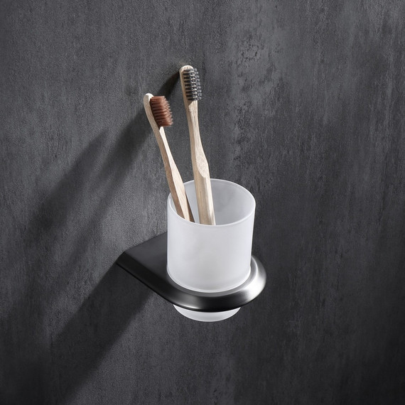 Стакан для зубных щеток Abber Nord AA1556NG, цвет никель - фото 2