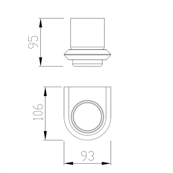 Стакан для зубных щеток Abber Nord AA1556 - фото 3