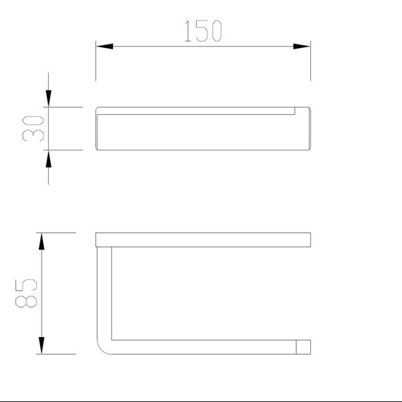 Держатель для туалетной бумаги ABBER Westen AA1731SP, цвет сатин - фото 3