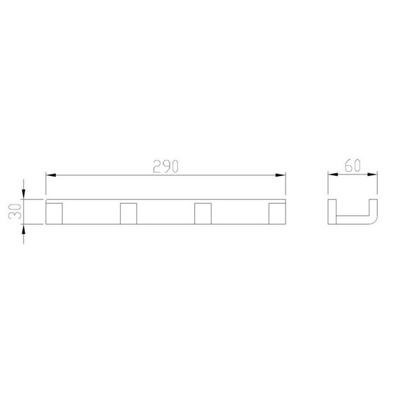 Набор крючков Abber Westen AA1751SP, цвет сатин - фото 2
