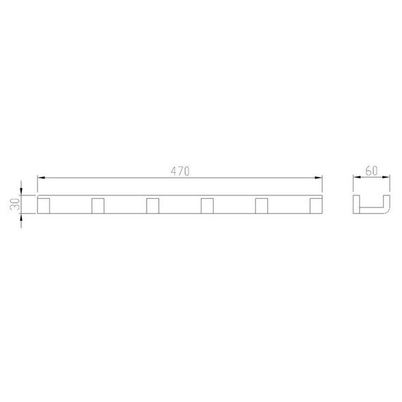 Набор крючков Abber Westen AA1752NG, цвет никель - фото 3