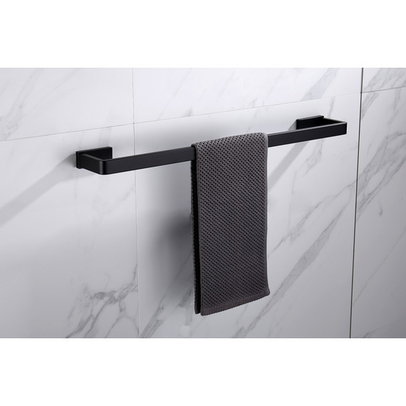 Держатель для полотенец Abber Westen AA1754B, цвет чёрный матовый - фото 2