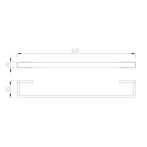 Держатель для полотенец Abber Westen AA1754 - фото 3