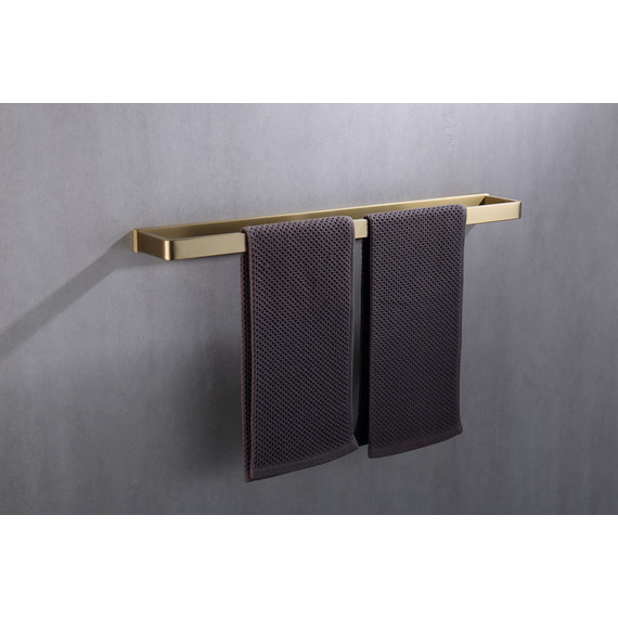 Держатель для полотенец Abber Westen AA1755G, цвет золото матовое - фото 2