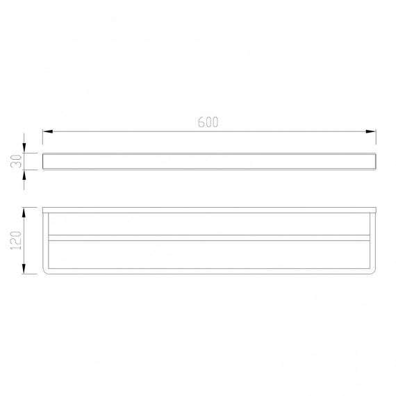 Полотенцедержатель Abber Westen AA1756G, цвет золото матовое - фото 3
