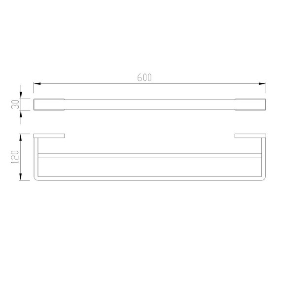 Полотенцедержатель Abber Westen AA1757SP, цвет сатин - фото 3