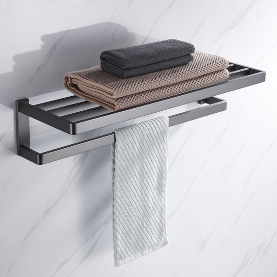 Полка для полотенец Abber Westen AA1758NG, цвет никель - фото 2