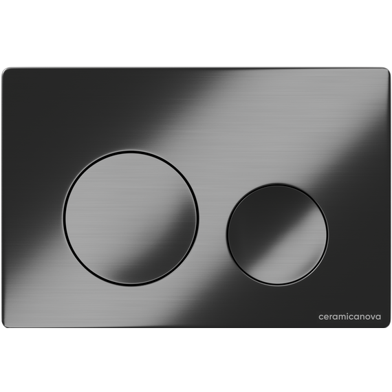 Кнопка смыва Ceramicanova Balance Circle CN12-001GG, вороненая сталь - фото 
