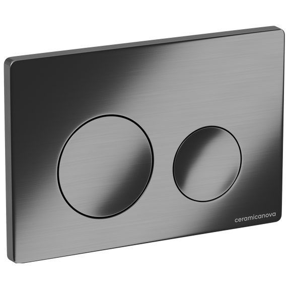 Кнопка смыва Ceramicanova Balance Circle CN12-001GG, вороненая сталь - фото 2