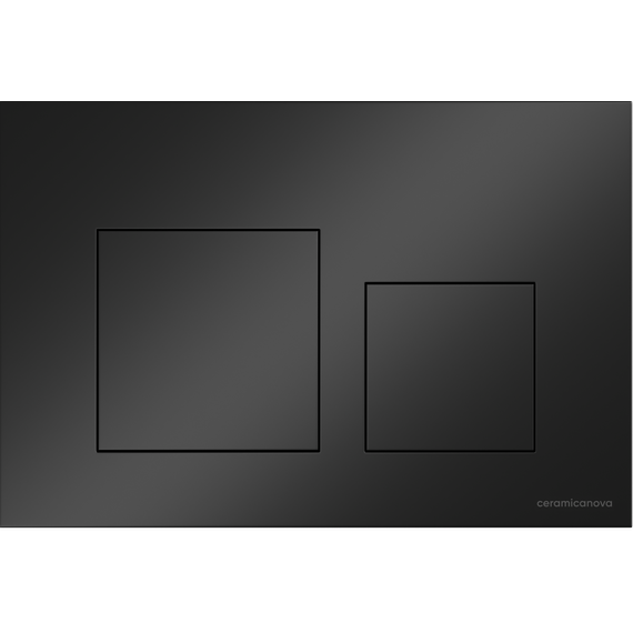 Кнопка смыва Ceramicanova Balance Square CN12-002MB, чёрный матовый - фото 
