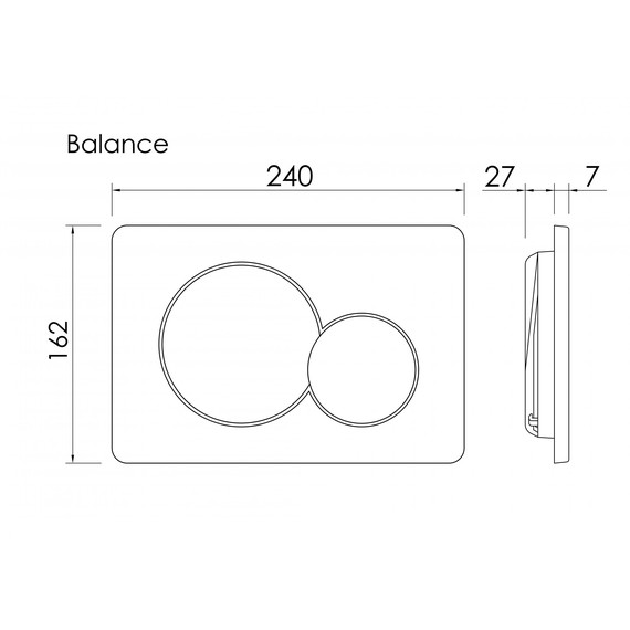 Кнопка смыва Ceramicanova Balance Sphere CN12-003BG, брашированное золото - фото 3
