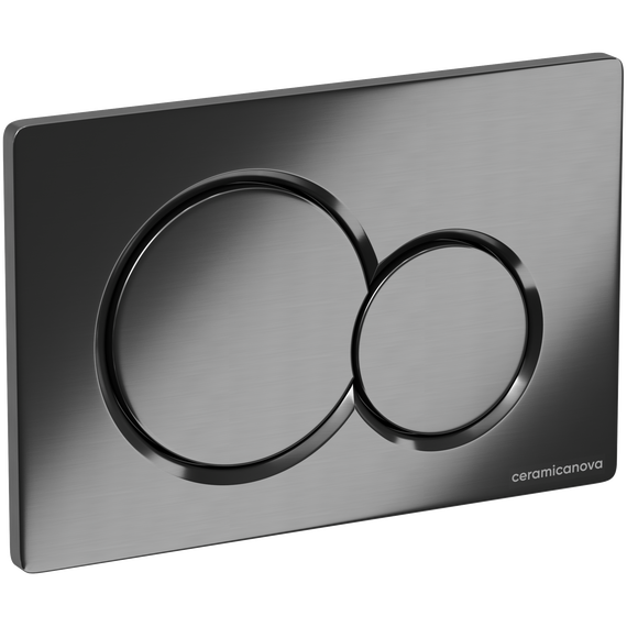 Кнопка смыва Ceramicanova Balance Sphere CN12-003GG, вороненая сталь - фото 2