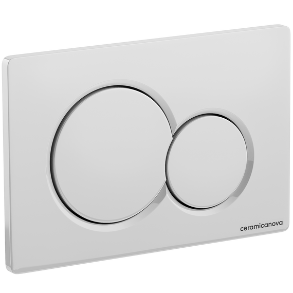 Кнопка смыва Ceramicanova Balance Sphere CN12-003W, белый глянцевый - фото 2