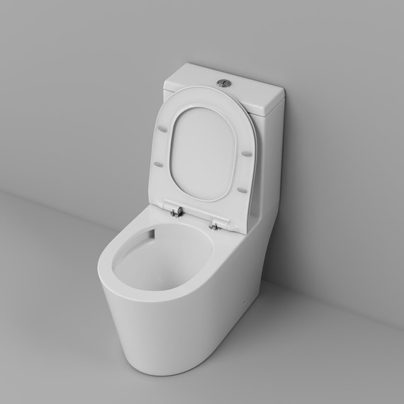 Унитаз-моноблок безободковый Grossman Classic GR-4487SQ с тонкой крышкой микролифт (система смыва Торнадо) - фото 9