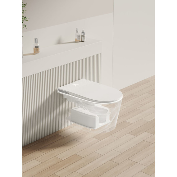 Унитаз-биде подвесной электронный Allen Brau Smart 4.I1001.20 (система смыва Торнадо) - фото 21