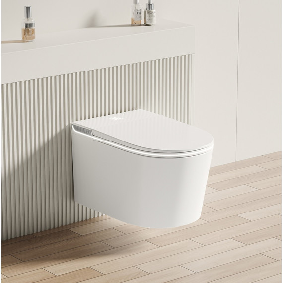 Унитаз-биде подвесной электронный Allen Brau Smart 4.I1001.20 (система смыва Торнадо) - фото 5