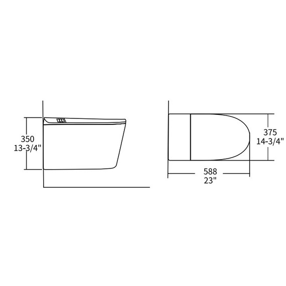 Унитаз-биде подвесной электронный Allen Brau Smart 4.I1001.20 (система смыва Торнадо) - фото 30